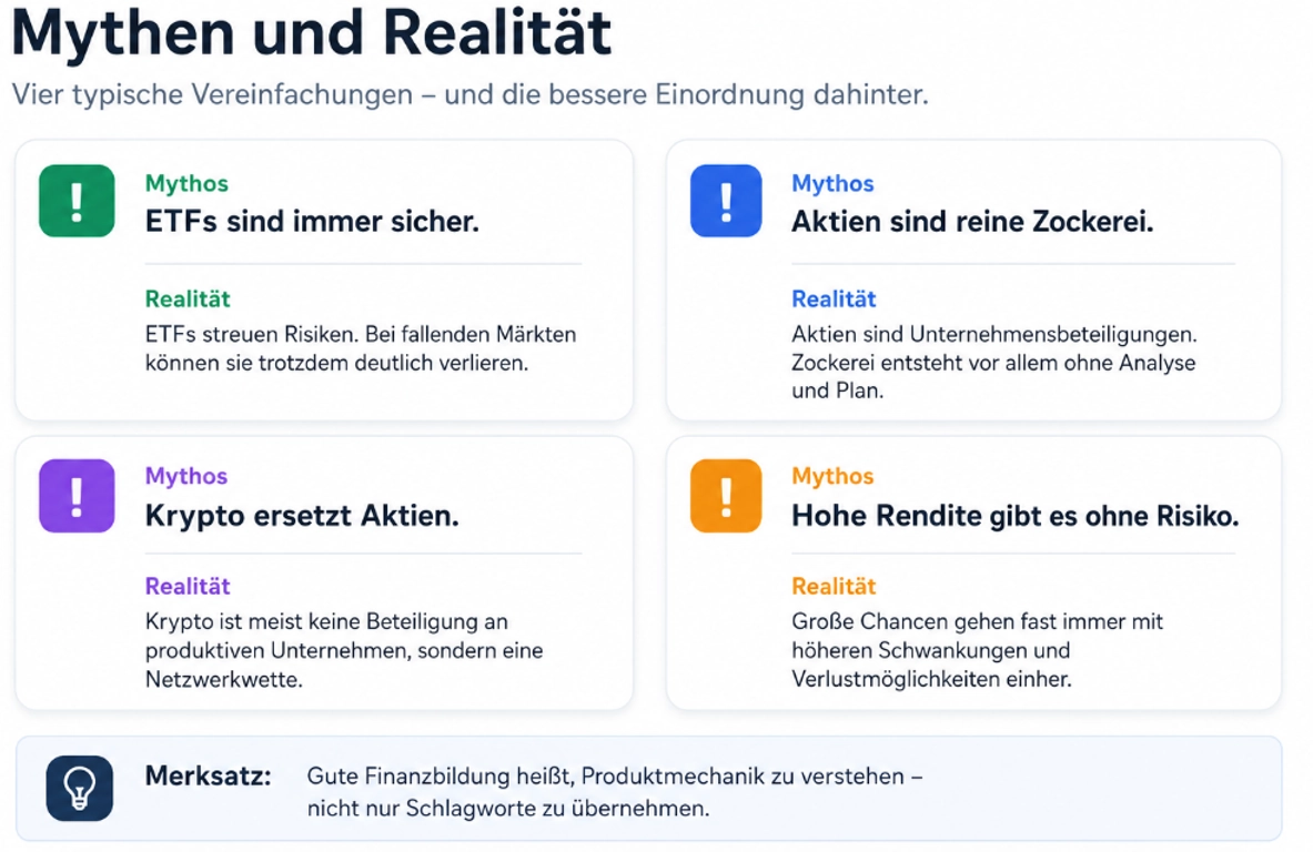 Mythen vs. Realit&auml;t